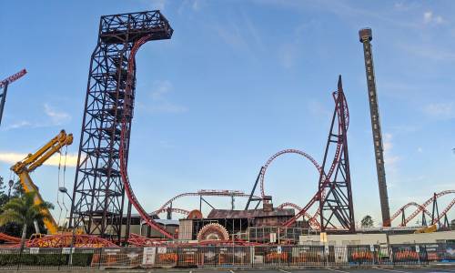 Buzz off - Dreamworld commences dismantling of Buzzsaw roller coaster