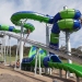 The construction of Funfields' record breaking Gravity Wave water slide
